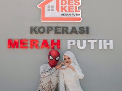 Viral Pasangan Foto di Kopdes Mojokerto Usai Lamaran, Pakai Topeng Spiderman