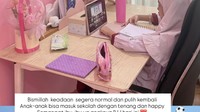 Ryana Dea juga mengawasi dua anaknya PJJ. Bismillah keadaan segera normal dan pulih kembali Anak-anak bisa masuk sekolah dengan tenang dan happy, semangat ibu-ibu yang anaknya PJJ hari ini, tulis Ryana Dea. Foto: Instagram @ryana_dea