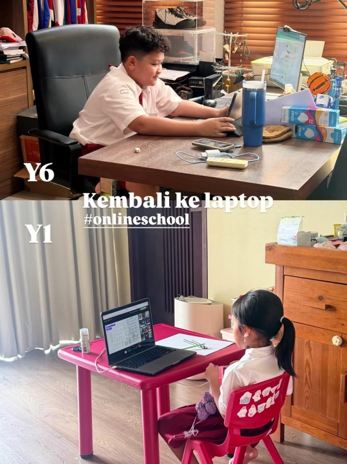 Anak artis Pjj di rumah