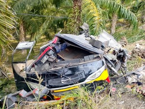 Detik-detik Mencekam Kecelakaan Bus Bintang Fadiyah hingga 2 Penumpang Tewas