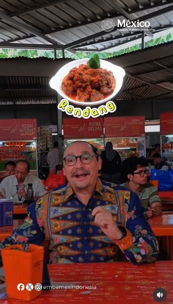 Duta Besar Meksiko untuk Indonesia sebutkan kuliner Indonesia favoritnya