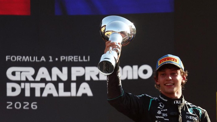 Kimi Antonelli pecahkan rekor sebagai pebalap termuda yang menangi GP Italia di Monza