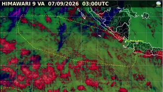 Abu Vulkanik Anak Krakatau Bergerak ke Barat Daya, Ini Penampakan dari Satelit