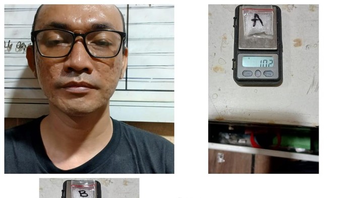 Polres Pelabuhan Tanjung Priok menangkap kurir sabu.