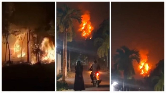 Puncak bukit di Lubuklinggau terbakar
