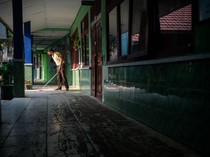Abu Vulkanik Anak Krakatau Kembali Terasa di Bandar Lampung