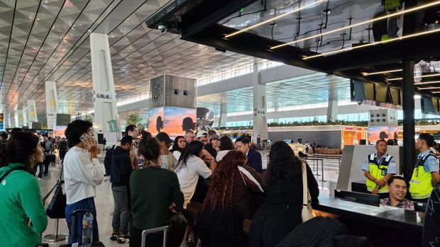 Suasana Bandara Soekarno-Hatta pada Senin (7/9/2026) pagi (Devi/detikcom)
