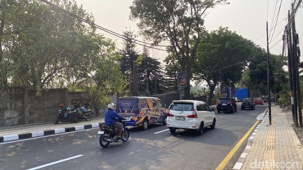 Suasana Jalan Gombel Lama, Kelurahan Tinjomoyo, Kecamatan Banyumanik, Kota Semarang, yang sudah mulai dibuka, Senin (7/9/2026). Suasana Jalan Gombel Lama, Kelurahan Tinjomoyo, Kecamatan Banyumanik, Kota Semarang, yang sudah mulai dibuka, Senin (7/9/2026).