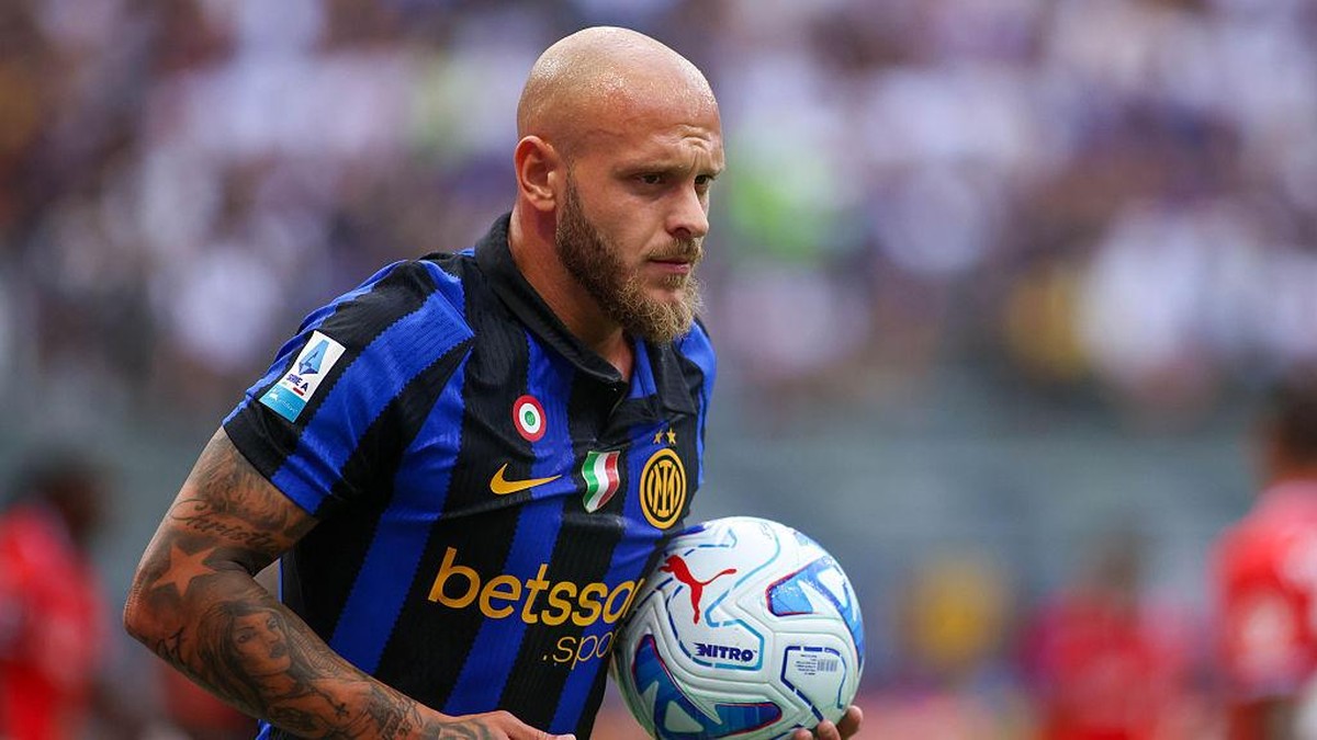 Federico Dimarco cedera lutut, absen di laga Real Madrid vs Inter Milan? (Getty Images/BSR Agency)