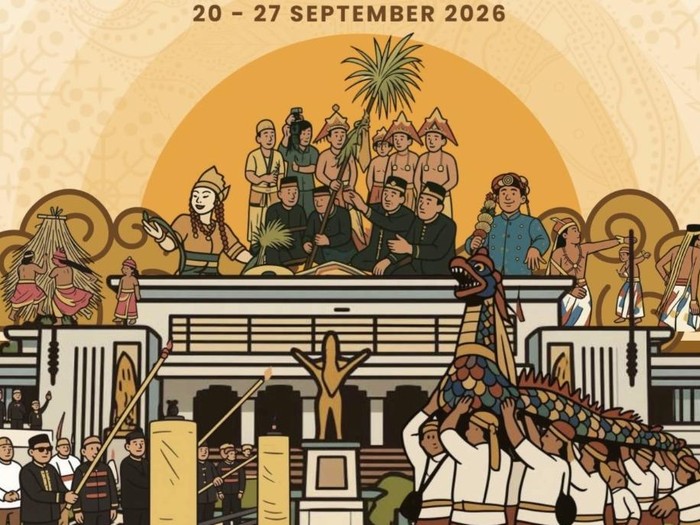 Festival Erau Adat Kutai 2026.