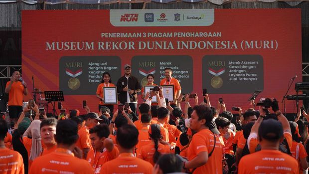 Jete Run 2026 Pecahkan Rekor MURI
