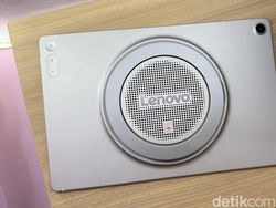 Wujud Lenovo Tab Plus Gen 2, Tablet Unik Merangkap Speaker Portabel