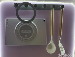 Wujud Lenovo Tab Plus Gen 2, Tablet Unik Merangkap Speaker Portabel