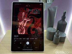 Wujud Lenovo Tab Plus Gen 2, Tablet Unik Merangkap Speaker Portabel