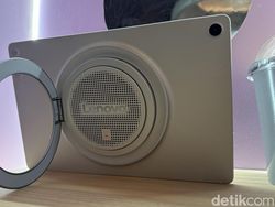 Wujud Lenovo Tab Plus Gen 2, Tablet Unik Merangkap Speaker Portabel