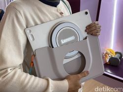 Wujud Lenovo Tab Plus Gen 2, Tablet Unik Merangkap Speaker Portabel