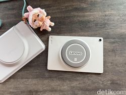 Wujud Lenovo Tab Plus Gen 2, Tablet Unik Merangkap Speaker Portabel