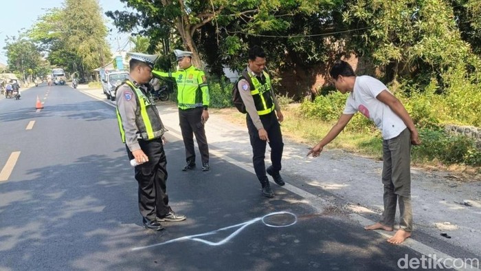 Lokasi kecelakaan tabrak lari di Situbondo