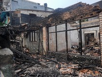 Ludes Dilalap Api, 4 Bangunan di Kemanggisan Kini Tinggal Puing