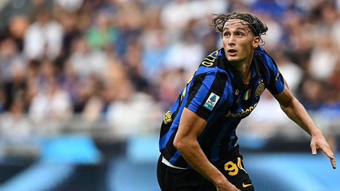 MILAN, ITALY - SEPTEMBER 05: Pio Esposito of Internazionale in action during the Serie A match between FC Internazionale and SSC Napoli at Stadio Giuseppe Meazza on September 05, 2026 in Milan, Italy. (Photo by Image Photo Agency/Getty Images)