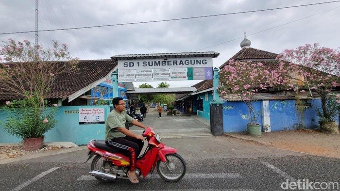 Suasana SDN 1 Sumberagung, Jetis, Bantul, Selasa (8/9/2026).