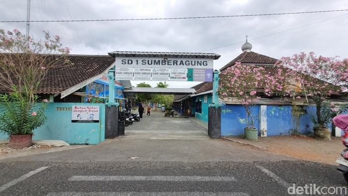Suasana SDN 1 Sumberagung, Jetis, Bantul, Selasa (8/9/2026).
