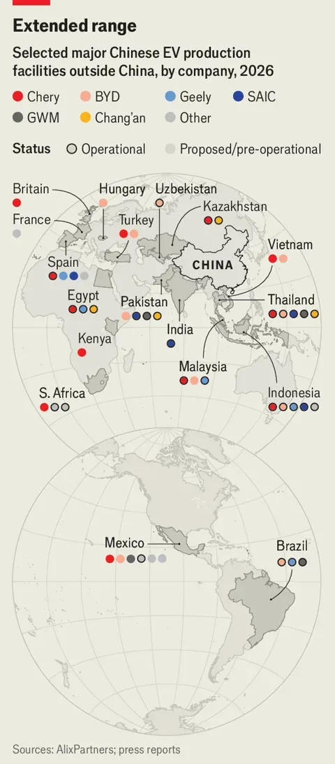 Sebaran pabrik China Sebaran pabrik China