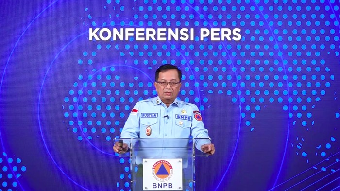 Sekretaris Utama (Sestama) BNPB Rustian (YouTube BNPB)