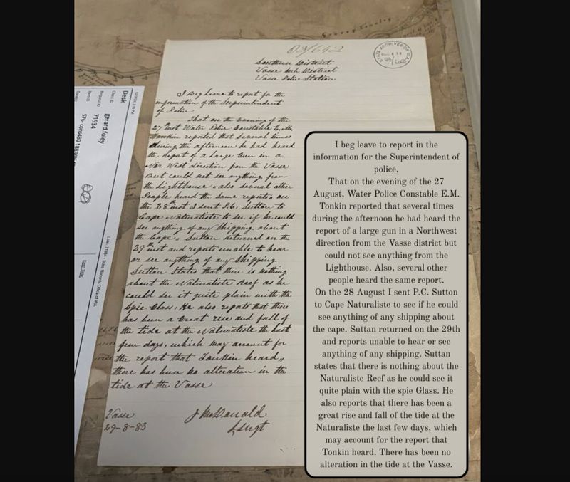 Surat tentang Krakatau