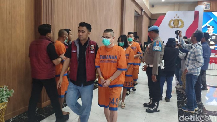 Tiga WNA asal China ditangkap Polresta Sidoarjo
