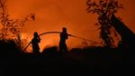 TPA Galuga Bogor Terbakar, Petugas Berjibaku Padamkan Api