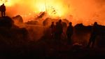 TPA Galuga Bogor Terbakar, Petugas Berjibaku Padamkan Api