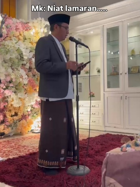 Viral Pasangan Niatnya Cuma Lamaran, Malah Bikin Kaget Langsung Akad Nikah