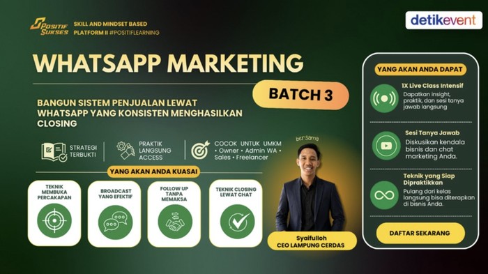 WA Marketing detikcourse