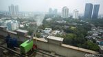 Water Mist dari Atas Gedung Wali Kota Jakarta Selatan Redam Panas