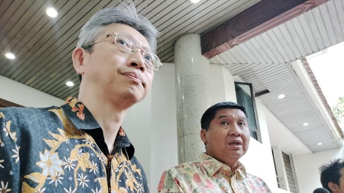 Duta Besar China di Indonesia Wang Lutong dan Menteri PKP Maruarar Sirait