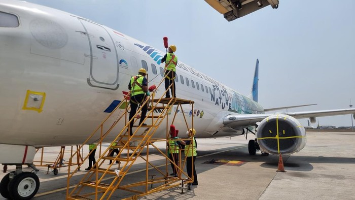 Garuda Cek Pesawat Sebelum Terbang Lagi Imbas Abu Vulkanik