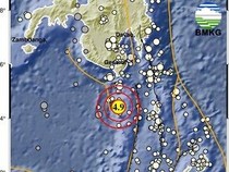 Gempa Bumi M 4,9 Guncang Kepulauan Sangihe Sulut, Kedalaman 24 Km