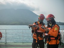 Gunung Anak Krakatau Erupsi Lagi Pagi Ini