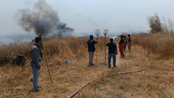 Lahan PT Angkasa Pura 2 Hektare di Kediri Terbakar, Ini Penyebabnya