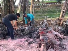Area Parkir Pabrik di Demak Kebakaran, 20 Motor Hangus