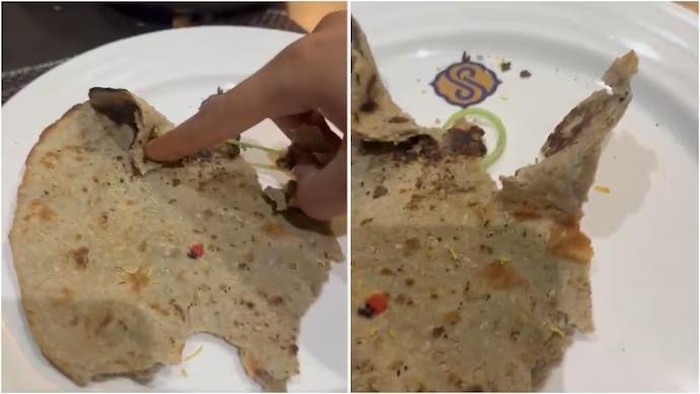 Lagi Asyik Makan, Pengunjung Ini Temukan Karet Gelang di Dalam Roti
