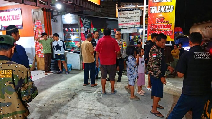 Lokasi pembacokan di Kampung Ongrak, Desa Pamuruyan, Kecamatan Cibadak, Kabupaten Sukabumi