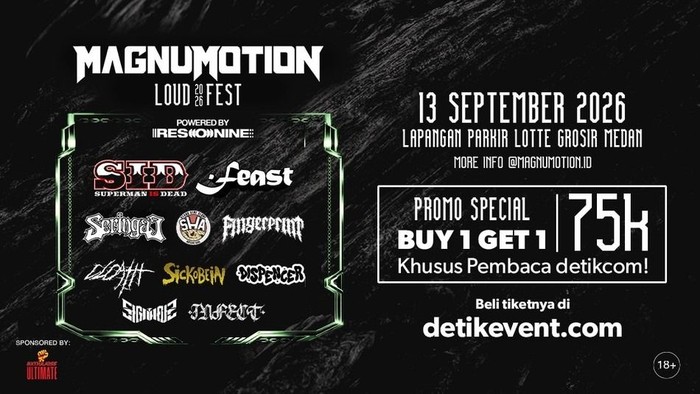Magnumotion Loud Fest 2026 Hadir di Medan, Siap Bawa Euforia Musik Keras