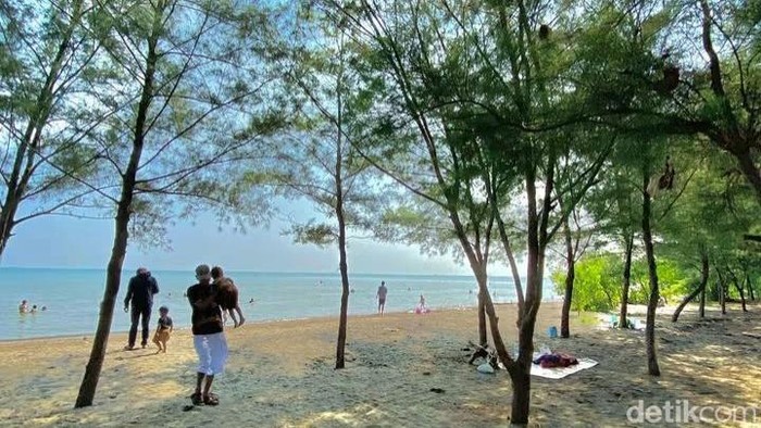 Pantai Panjiwa Sumbermas, wisata hidden gem yang berlokasi Desa Ilir, Kecamatan Kandanghaur, Kabupaten Indramayu.