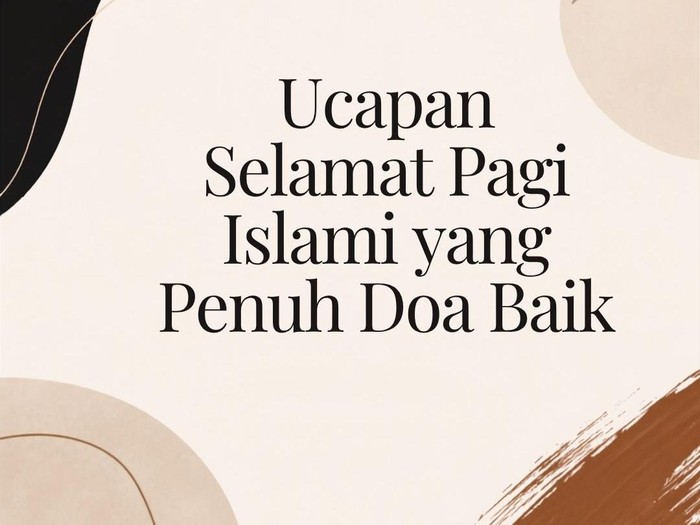 Ucapan Selamat Pagi