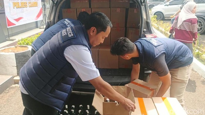 1.200 miras diamankan Polres Ciamis