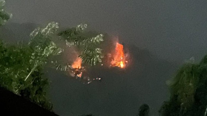 Bukit Sulap di Lubuklinggau kembali terbakar
