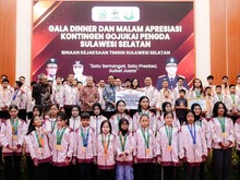 Gubernur Beri Rp 250 Juta untuk Kontingen Sulsel Juara Kejurnas Gojukai 2026