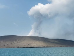 Anak Krakatau Tumbuh Lagi, Kini Berbeda dari Sebelum Tsunami 2018